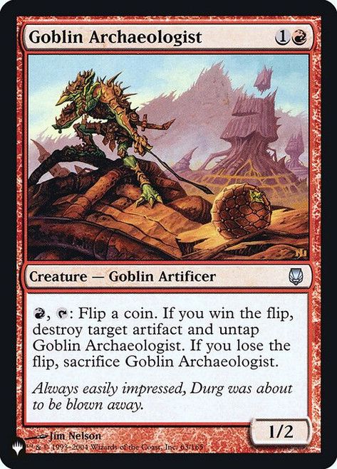 Goblin Archaeologist (PLST) (Foil) (#DST-63)