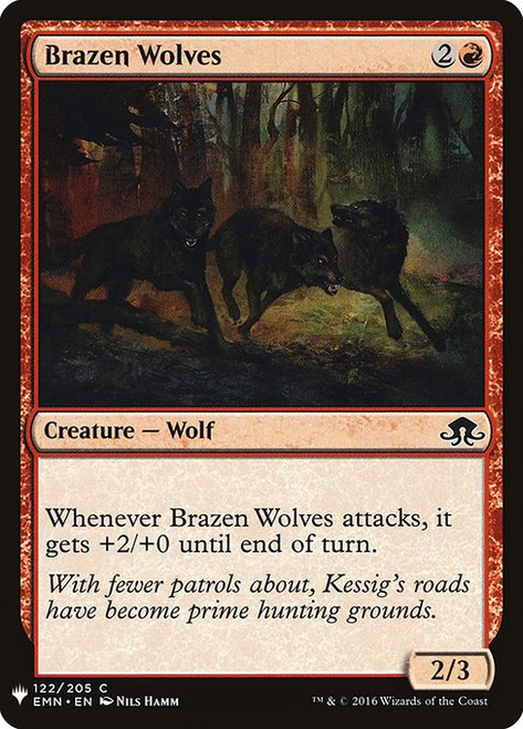 Brazen Wolves (PLST) (#EMN-122)