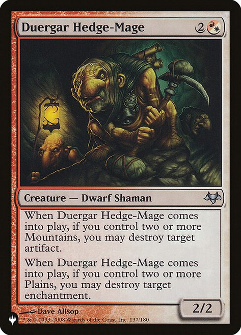 Duergar Hedge-Mage (PLST) (#EVE-137)