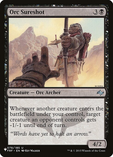 Orc Sureshot (PLST) (#FRF-78)