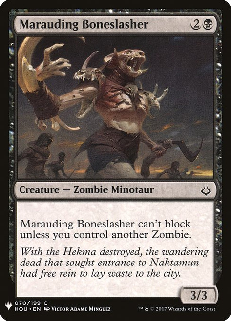 Marauding Boneslasher (PLST) (#HOU-70)