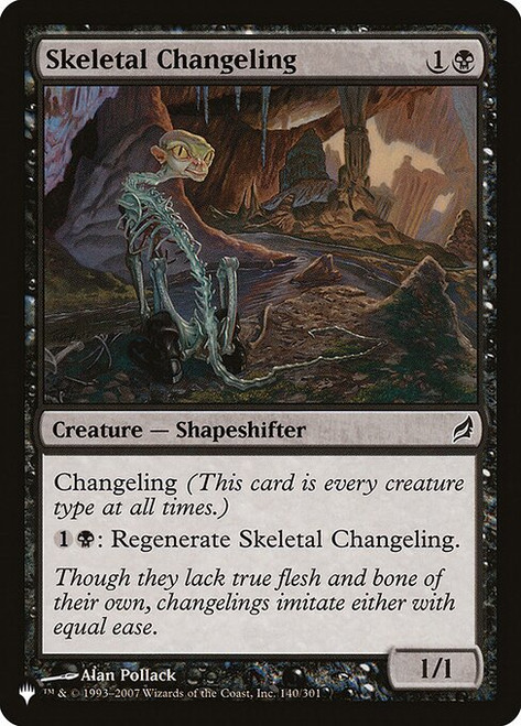 Skeletal Changeling (PLST) (#LRW-140)