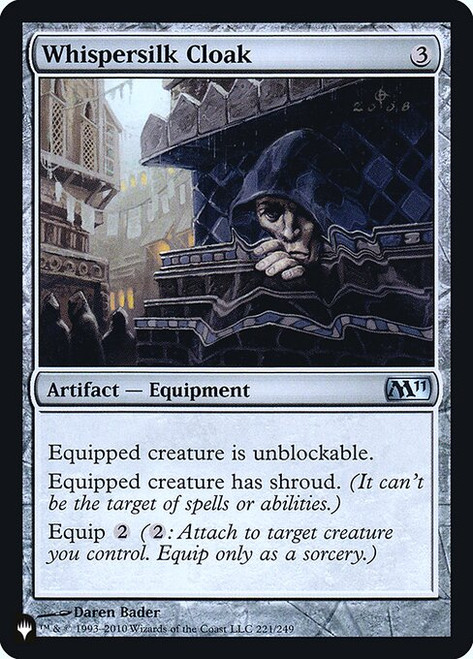 Whispersilk Cloak (PLST) (Foil) (#M11-221)