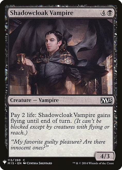 Shadowcloak Vampire (PLST) (#M15-113)