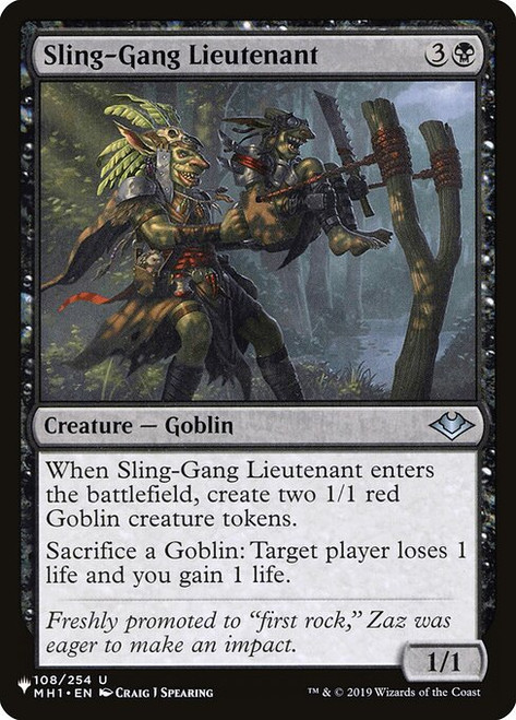 Sling-Gang Lieutenant (PLST) (#MH1-108)