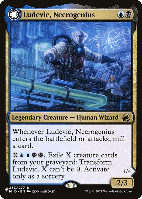 Ludevic, Necrogenius // Olag, Ludevic's Hubris (PLST) (#MID-233)