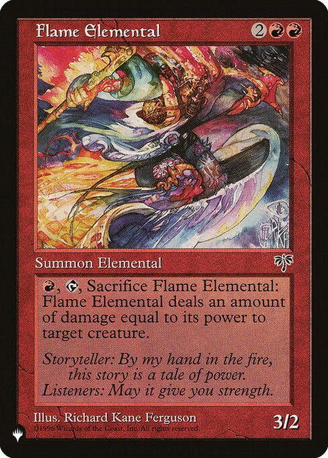 Flame Elemental (PLST) (#MIR-175)