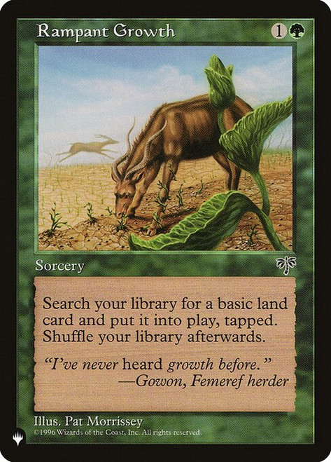 Rampant Growth (PLST) (#MIR-235)