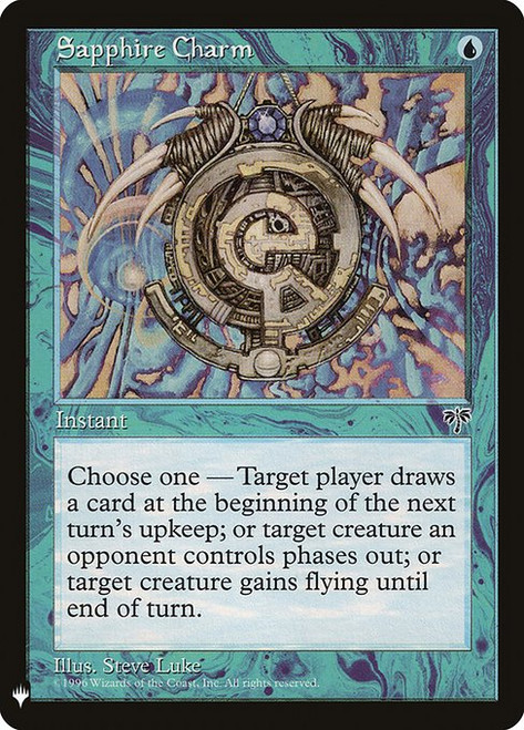 Sapphire Charm (PLST) (#MIR-89)