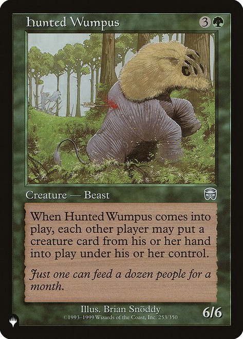 Hunted Wumpus (PLST) (#MMQ-253)