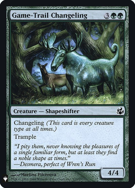 Game-Trail Changeling (PLST) (Foil) (#MOR-123)