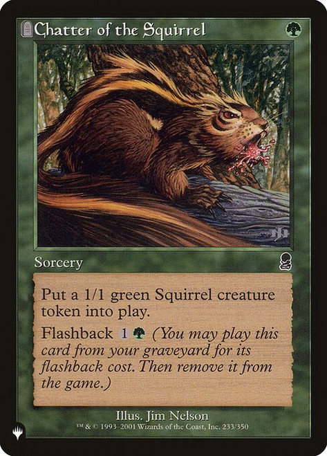 Chatter of the Squirrel (PLST) (#ODY-233)