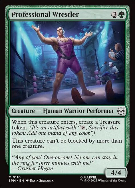 Professional Wrestler (SPM) (Foil) (#110)