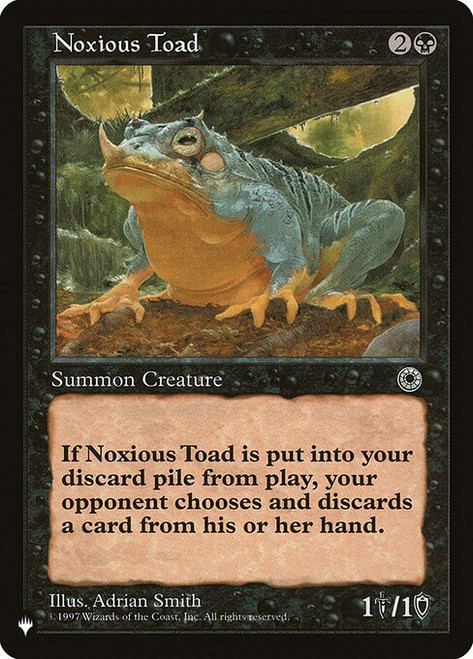 Noxious Toad (PLST) (#POR-104)