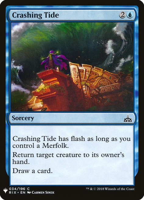 Crashing Tide (PLST) (#RIX-34)