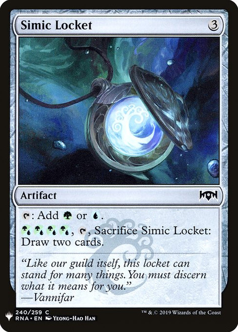 Simic Locket (PLST) (#RNA-240)