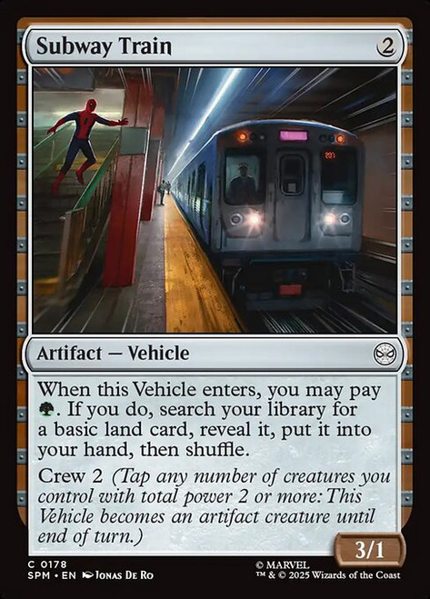 Subway Train (SPM) (Foil) (#178)