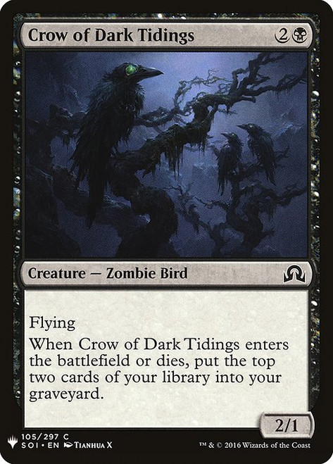 Crow of Dark Tidings (PLST) (#SOI-105)