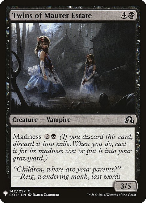 Twins of Maurer Estate (PLST) (#SOI-142)