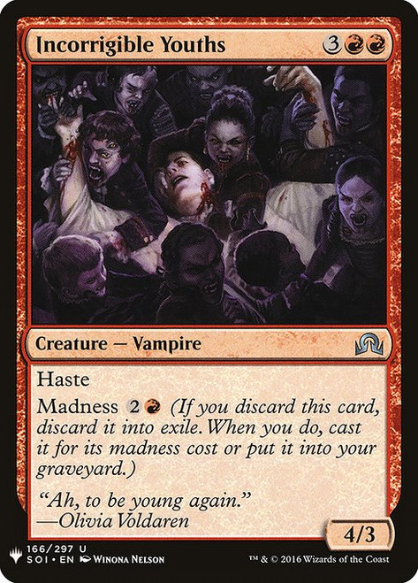Incorrigible Youths (PLST) (#SOI-166)