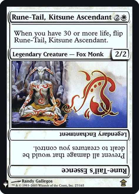 Rune-Tail, Kitsune Ascendant // Rune-Tail's Essence (PLST) (Foil) (#SOK-27)