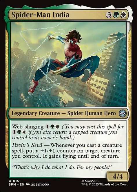 Spider-Man India (SPM) (Foil) (#151) Spider-Man India (SPM) (Foil) (#151)