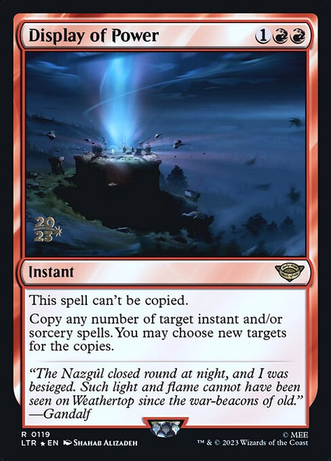 Display of Power (PLTR) (Foil) (#119s)