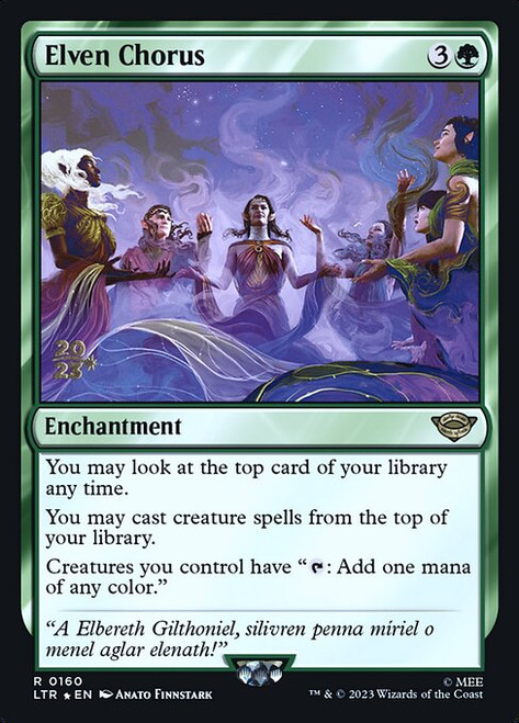 Elven Chorus (PLTR) (Foil) (#160s)