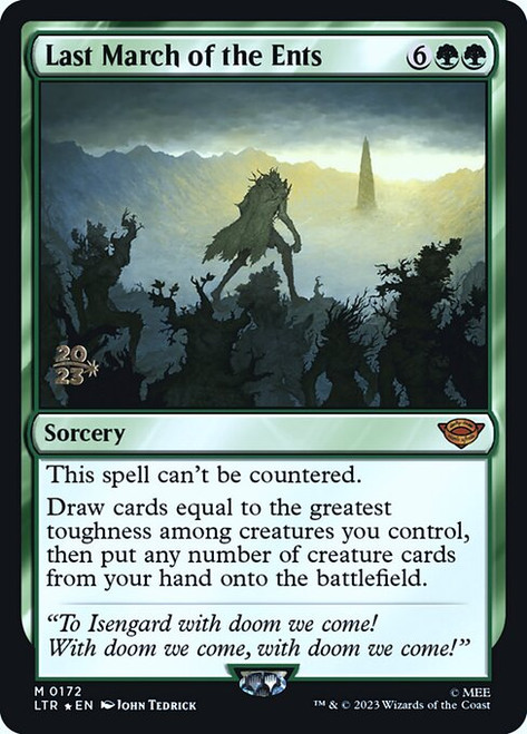 Last March of the Ents (PLTR) (Foil) (#172s)