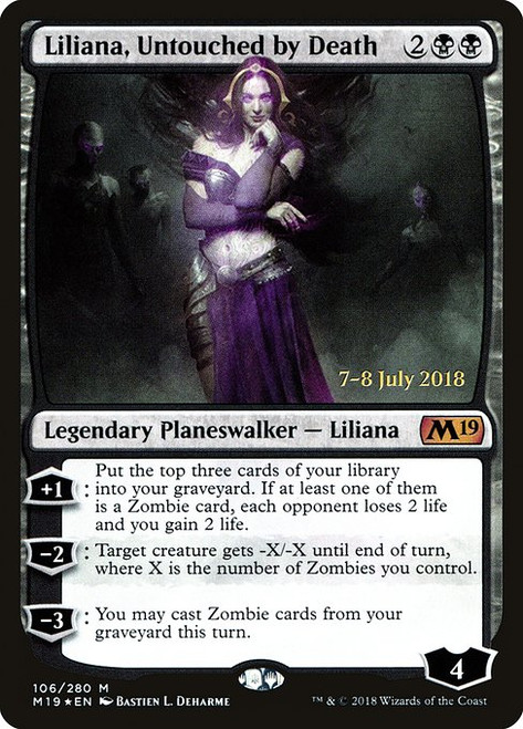 Liliana, Untouched by Death (PM19) (Foil) (#106s)