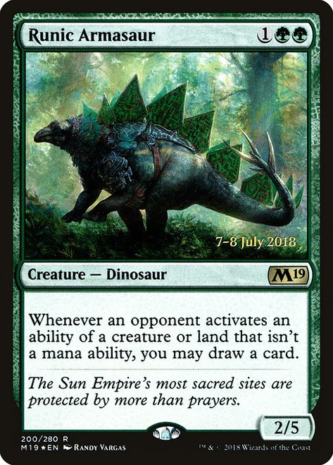 Runic Armasaur (PM19) (Foil) (#200s)