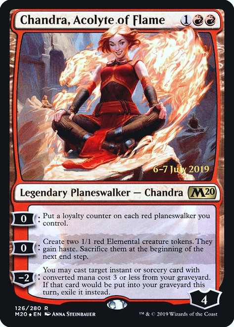 Chandra, Acolyte of Flame (PM20) (Foil) (#126s)