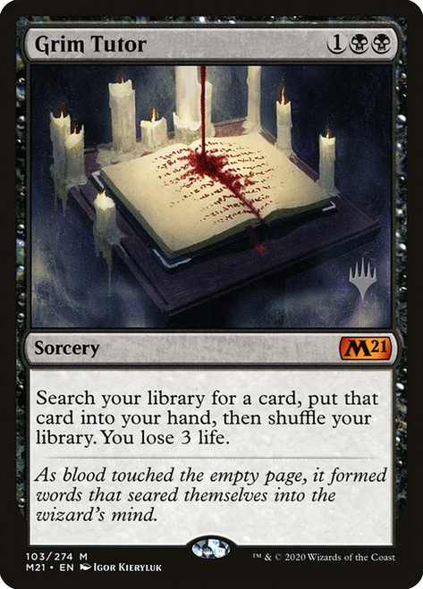 Grim Tutor (PM21) (Foil) (#103p)