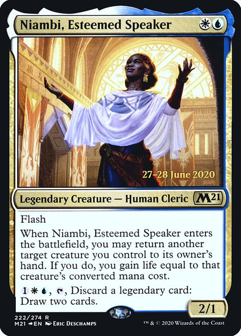 Niambi, Esteemed Speaker (PM21) (Foil) (#222s)