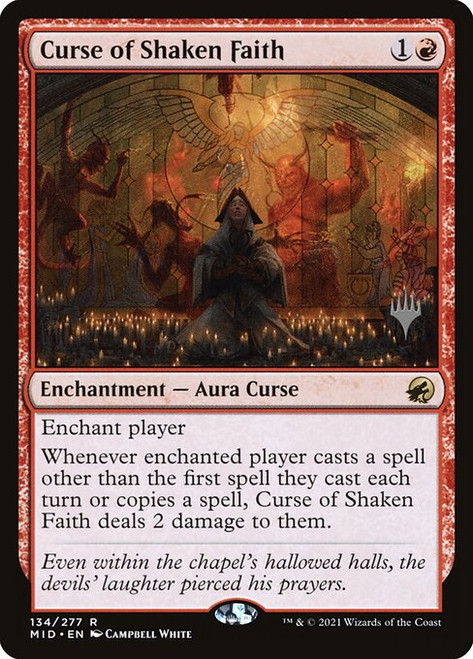 Curse of Shaken Faith (PMID) (Foil) (#134p)