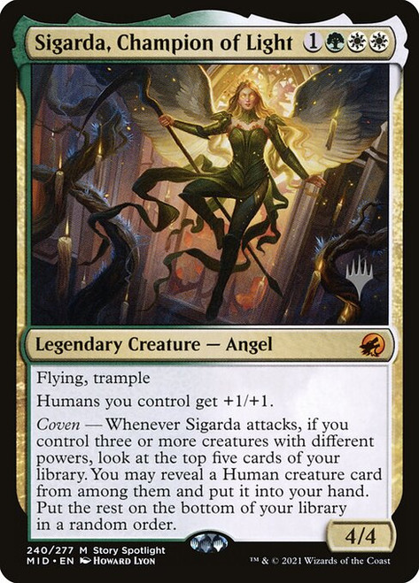 Sigarda, Champion of Light (PMID) (Foil) (#240p)