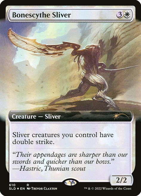 Bonescythe Sliver (SLD) (Foil) (Extended Art) (#610)