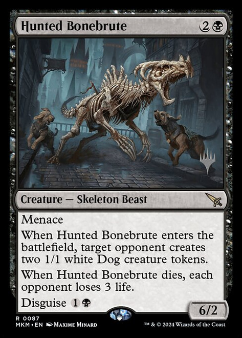 Hunted Bonebrute (PMKM) (Foil) (#87p)