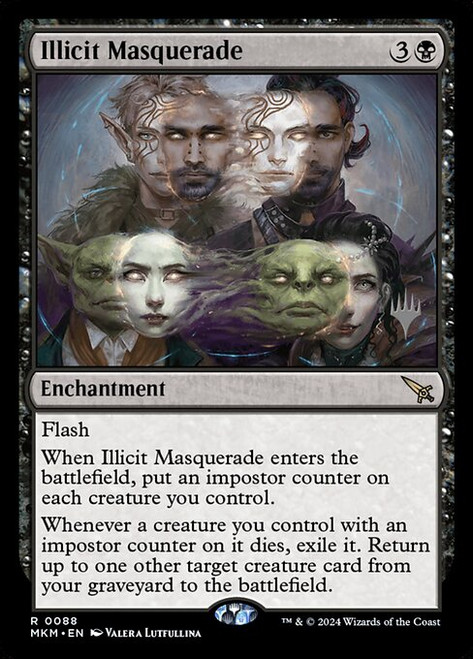 Illicit Masquerade (PMKM) (Foil) (#88p)