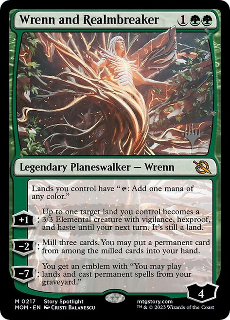 Wrenn and Realmbreaker (PMOM) (Foil) (#217p)