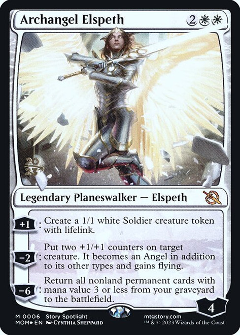 Archangel Elspeth (PMOM) (Foil) (#6s)