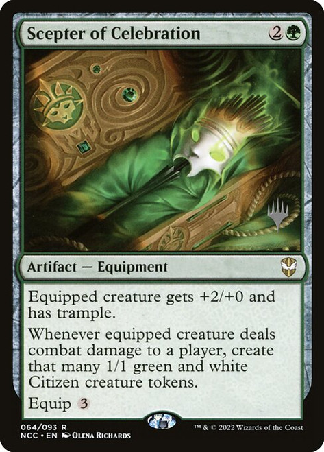 Scepter of Celebration (PNCC) (Foil) (#64p)