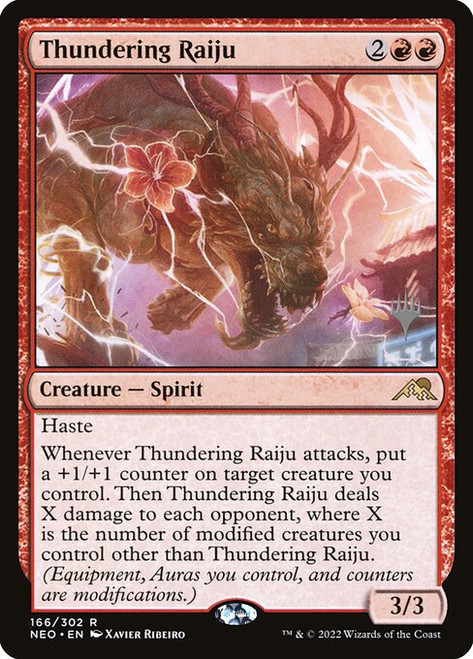Thundering Raiju (PNEO) (Foil) (#166p)