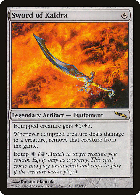 Sword of Kaldra (MRD) (Foil) (#251)