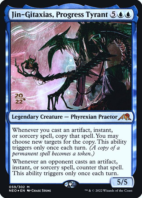 Jin-Gitaxias, Progress Tyrant (PNEO) (Foil) (#59s)