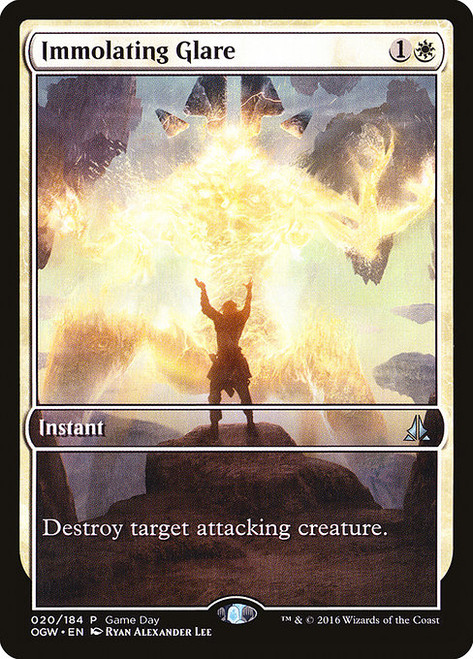 Immolating Glare (POGW) (Full Art) (#20)