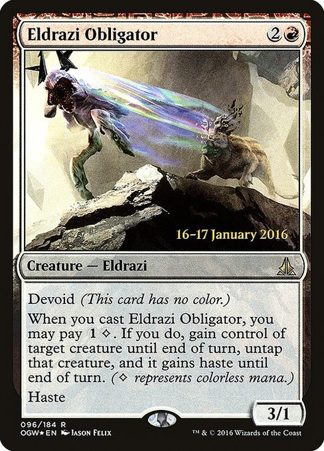 Eldrazi Obligator (POGW) (Foil) (#96s)