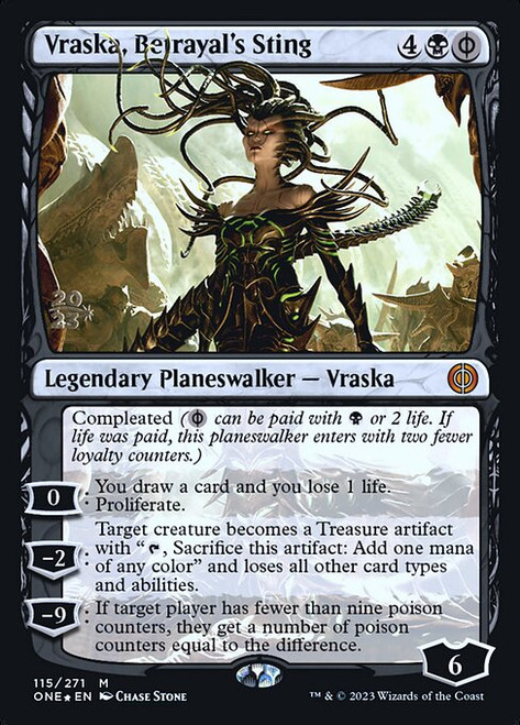 Vraska, Betrayal's Sting (PONE) (Foil) (#115s)