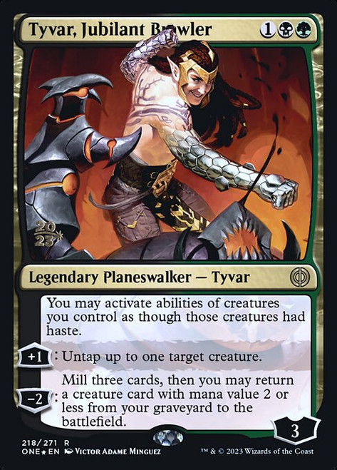 Tyvar, Jubilant Brawler (PONE) (Foil) (#218s)