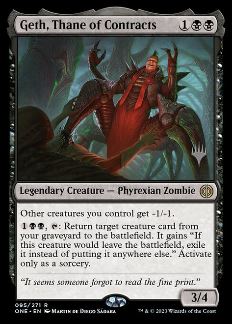 Geth, Thane of Contracts (PONE) (Foil) (#95p)